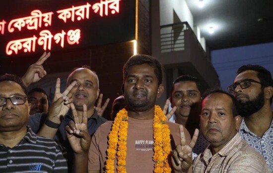 সাংবাদিক শামসুজ্জামান কারামুক্ত