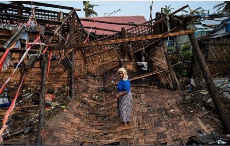 মিয়ানমারে মোখায় অন্তত ৬০ জনের মৃত্যু, নিখোঁজ চার শতাধিক