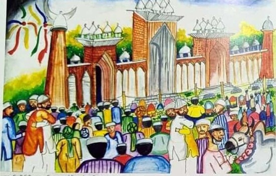 প্রধানমন্ত্রীর ঈদ কার্ডে প্রতিবন্ধী শিশুর আঁকা ছবি