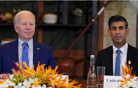 ঋষি সুনাককে শুভেচ্ছা জানাতে গিয়ে আবারও বিড়ম্বনায় বাইডেন!