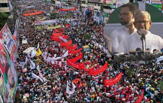 ঢাকার সব প্রবেশপথে অবস্থানের ঘোষণা বিএনপি’র