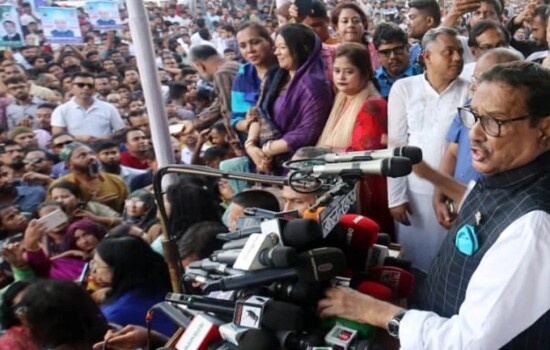 আমাদেরও দফা একটাই, নির্বাচন শেখ হাসিনার অধীনেই : কাদের