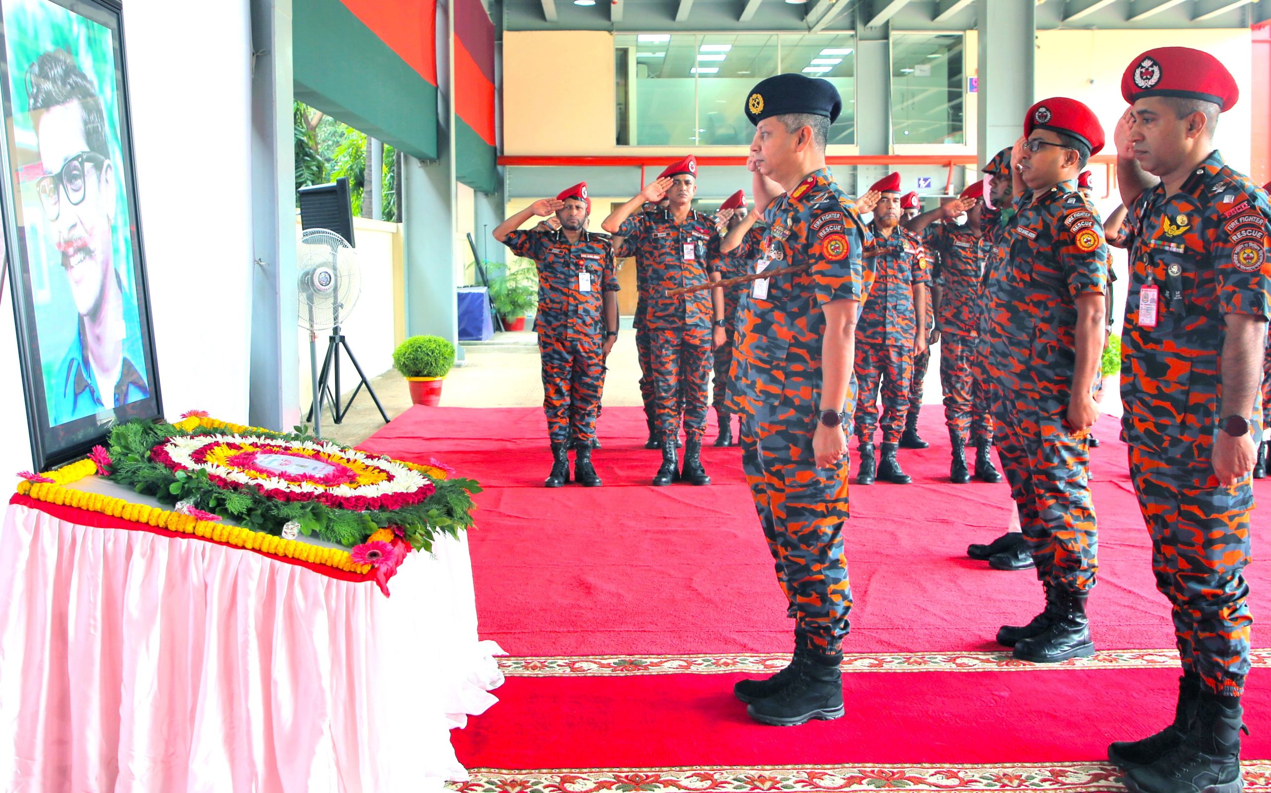 শেখ কামালের ৭৪তম জন্মবার্ষিকী উদযাপন করেছে ফায়ার সার্ভিস