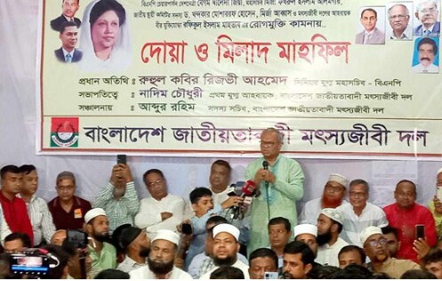 সরকারের কোথাও মুখ দেখানোর জায়গা নেই : রিজভী