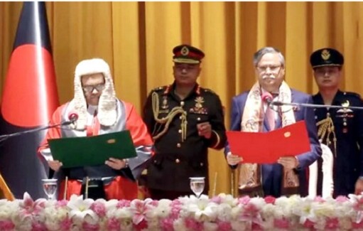 প্রধান বিচারপতি হিসেবে শপথ নিলেন ওবায়দুল হাসান