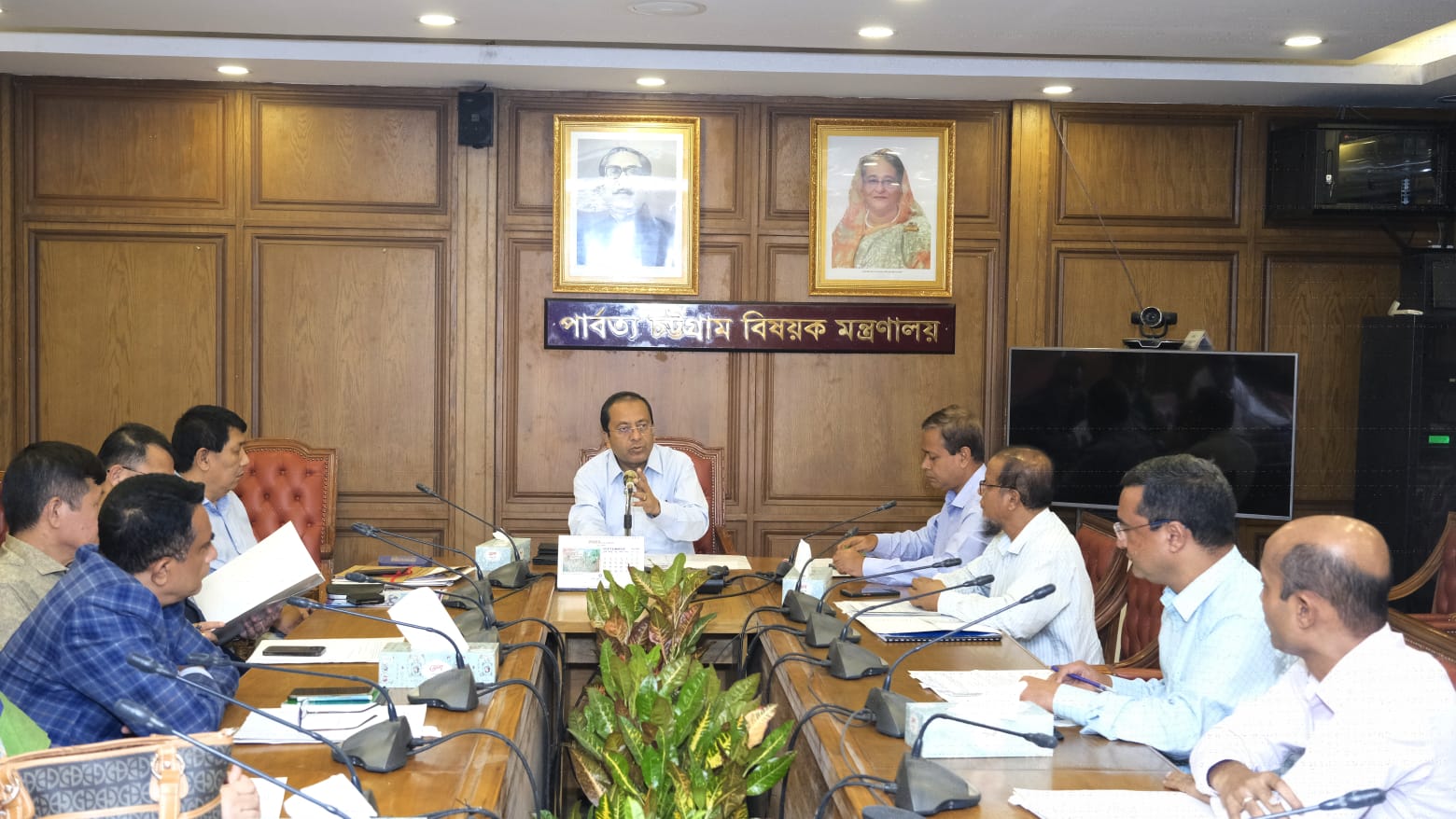 পার্বত্য শান্তি চুক্তির বাস্তবায়িত ধারাগুলো সকলের অনুসরণ ও পালন করা উচিত-পার্বত্য সচিব মশিউর রহমান এনডিসি