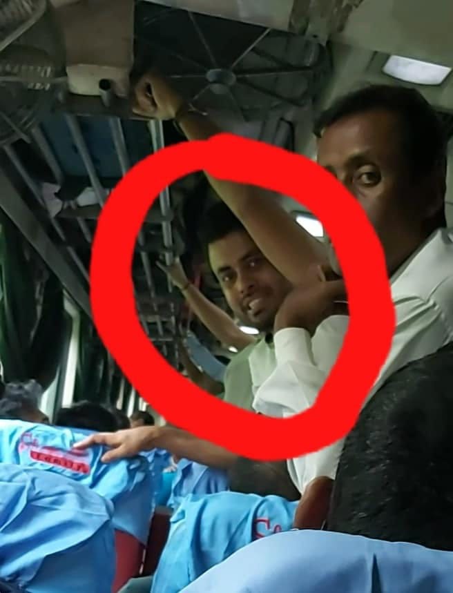 কালণী ট্রেনে অবৈধ যাত্রীদের দাপট- প্রতিবাদ করায় বৈধ যাত্রীদেরকে হুমকি