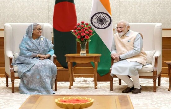 দিল্লিতে শেখ হাসিনা-মোদির বৈঠক অনুষ্ঠিত