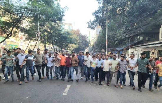 রাজধানীর বিভিন্ন স্থানে ছাত্রদলের বিক্ষোভ