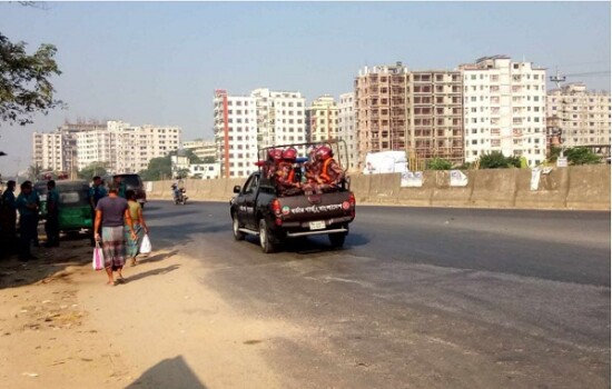 মহাসড়ক ফাঁকা, আছে বিজিবির টহল