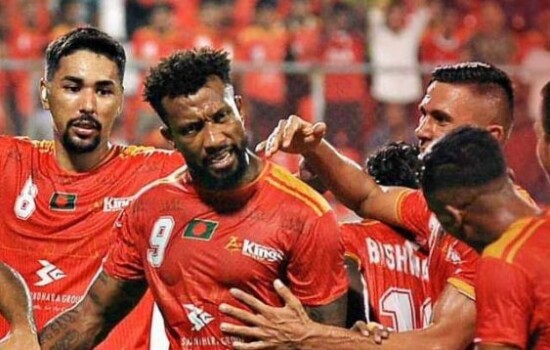 মোহনবাগানের মাঠ থেকে পয়েন্ট নিয়ে ফিরলো বসুন্ধরা কিংস