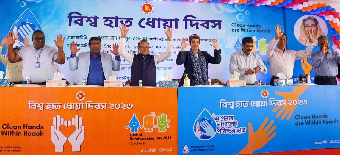 হাত ধোয়ার অভ্যাসের ফলে অনেক রোগ থেকে মুক্ত থাকা সম্ভব – স্থানীয় সরকার মন্ত্রী