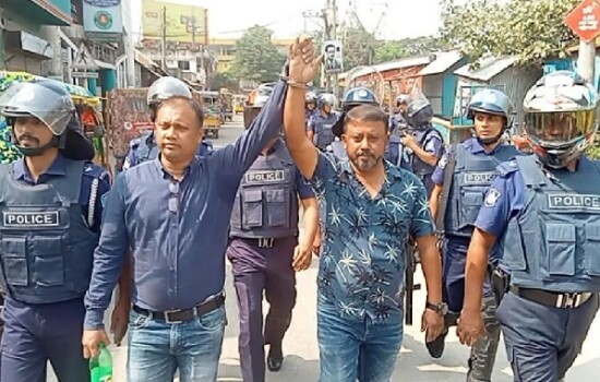 মুন্সিগঞ্জে মিছিল শেষে বিএনপির দুই নেতা গ্রেপ্তার