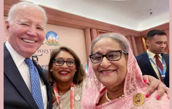 সেলফি তোলার সময় যে কথা হয় শেখ হাসিনা-বাইডেনের, জানাল যুক্তরাষ্ট্র