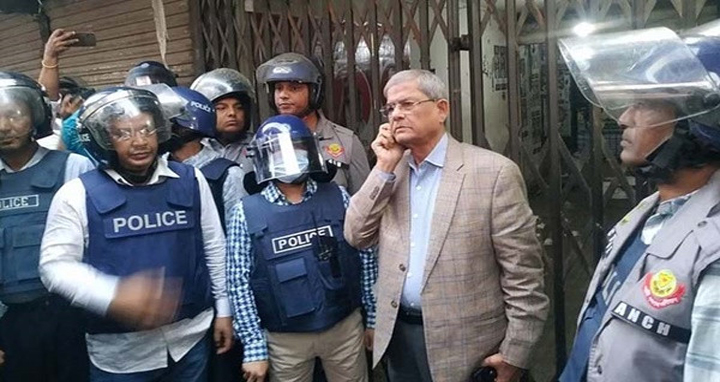 যে অভিযোগে ফখরুলকে গ্রেপ্তার দেখাল পুলিশ