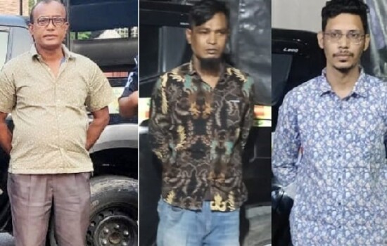 বাসে অগ্নিসংযোগের ঘটনায় গ্রেপ্তার ৩