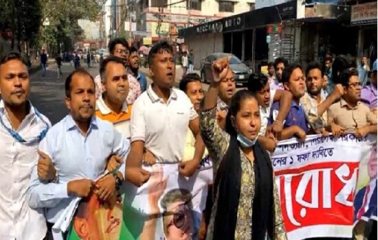 ২৮ অক্টোবরের পর প্রথমবারের মতো নয়াপল্টনে ছাত্রদলের মিছিল