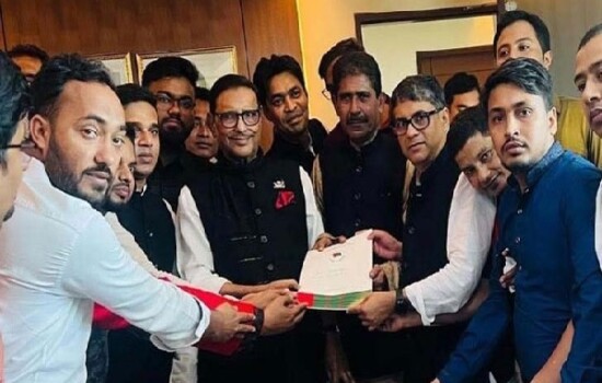 দলীয় মনোনয়ন ফরম নিলেন ওবায়দুল কাদের