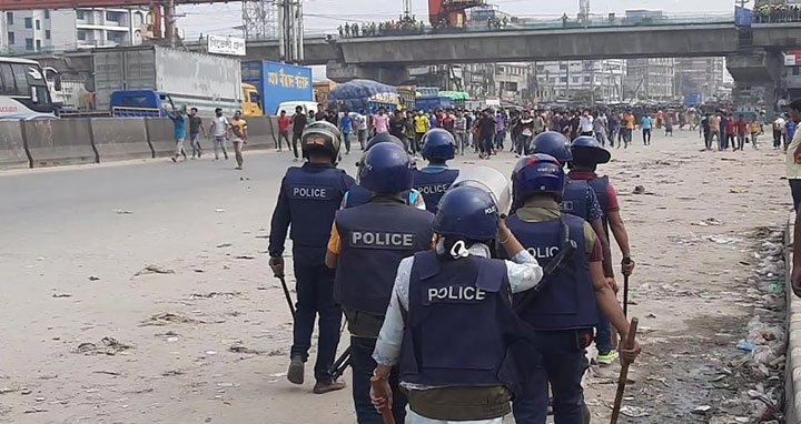 গাজীপুরে পুলিশের গুলিতে আহত শ্রমিকের মৃত্যু