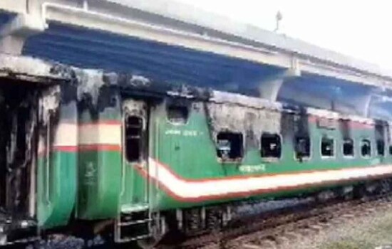 ট্রেনে আগুন: নিহতদের দুইজন একই পরিবারের সদস্য