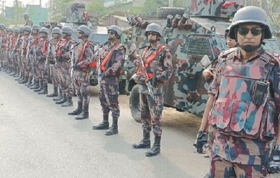 সারাদেশে ১৬২ প্লাটুন বিজিবি মোতায়েন