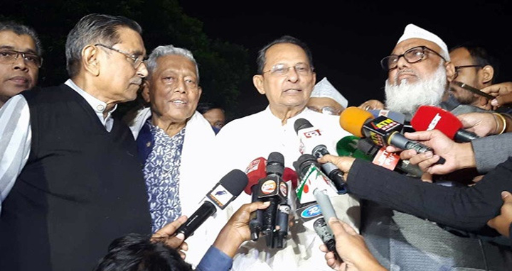 আওয়ামী লীগের সঙ্গে বৈঠক শেষে যা বললেন ইনু