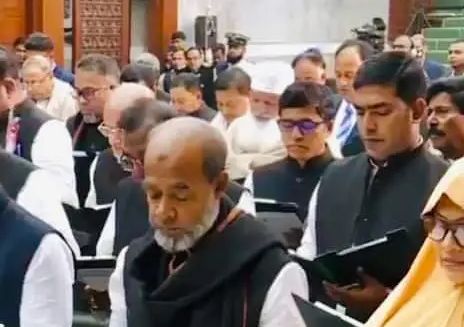 শপথ নিলেন দেবিদ্বারের এমপি আবুল কালাম আজাদ