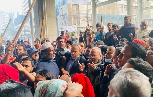 রাজধানীতে রিজভীর নেতৃত্বে মিছিল