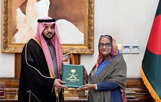 শেখ হাসিনাকে সৌদি যুবরাজের অভিনন্দন