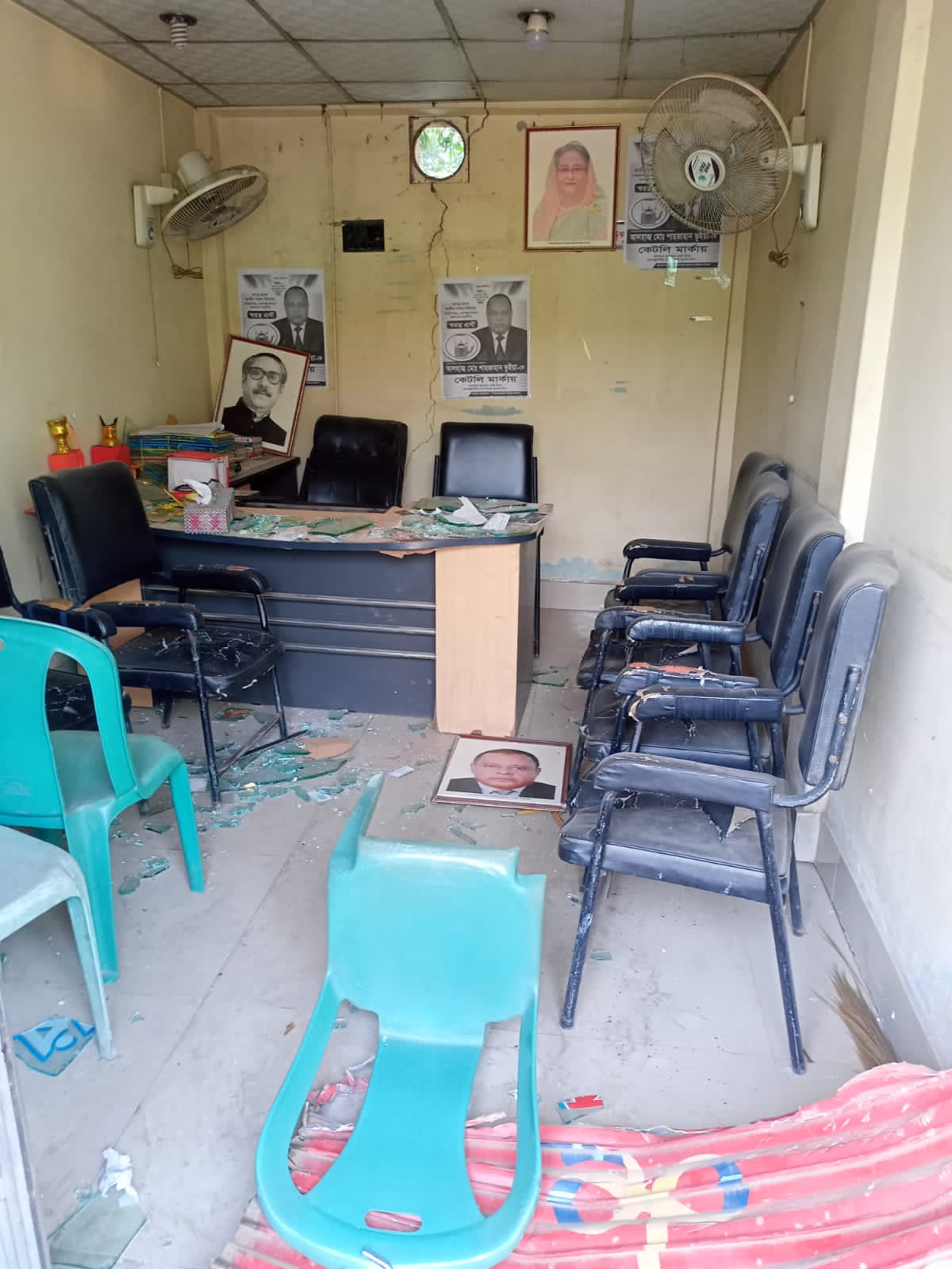 নির্বাচন পরবর্তী সহিংসতা, রূপগঞ্জে এডভোকেট এর চেম্বার ভাংচুর ॥