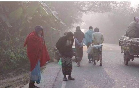 তেঁতুলিয়ায় দেশের সর্বনিম্ন তাপমাত্রার রেকর্ড