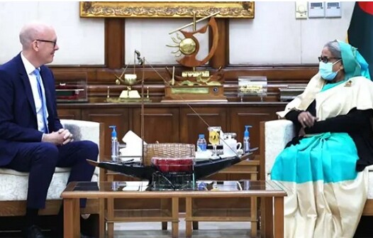 প্রধানমন্ত্রীর সঙ্গে ইইউ রাষ্ট্রদূতের সাক্ষাৎ