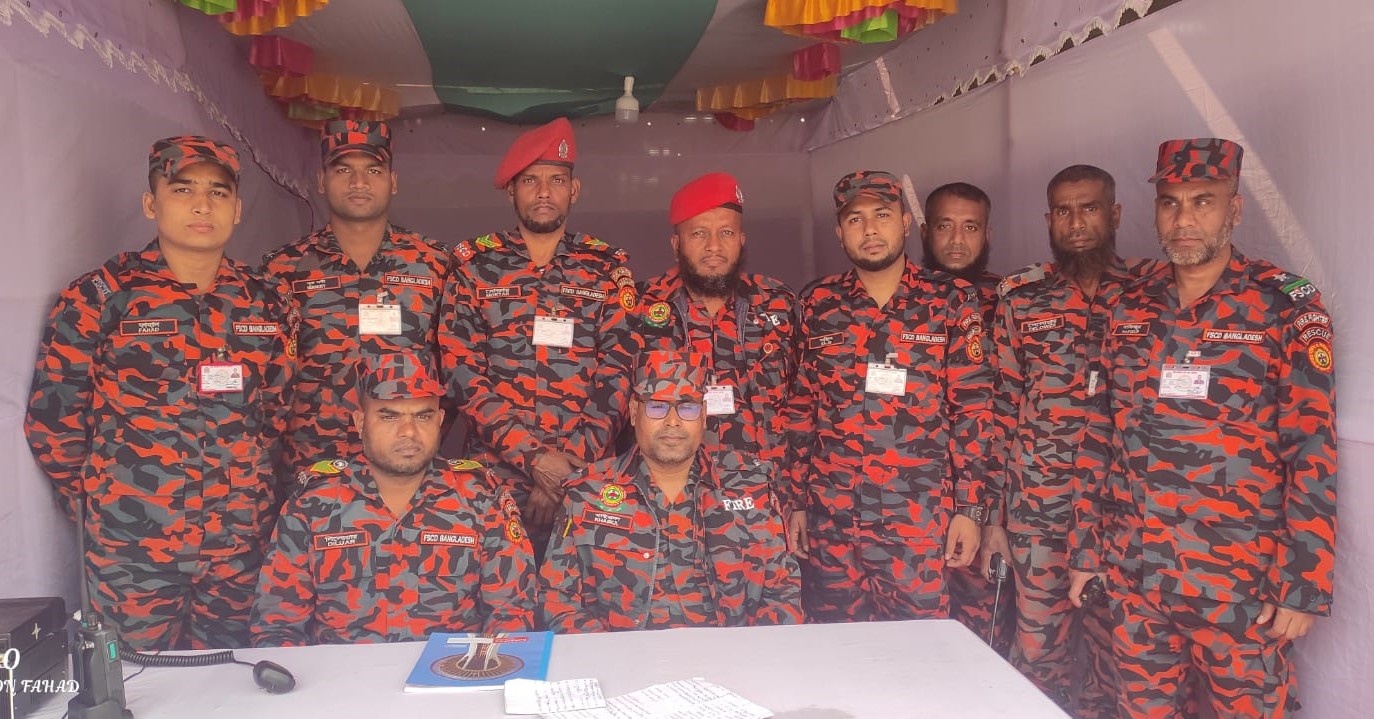 প্রতিটি খিত্তায় ২ জন ফায়ারফাইটার, নদীতে ডুবুরি বিশ্ব ইজতেমায় প্রস্তুত ফায়ার সার্ভিস