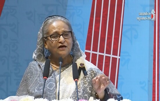 নিজের ভাষা রক্ষার মধ্যমে জাতি উন্নত জীবন পেতে পারে: প্রধানমন্ত্রী