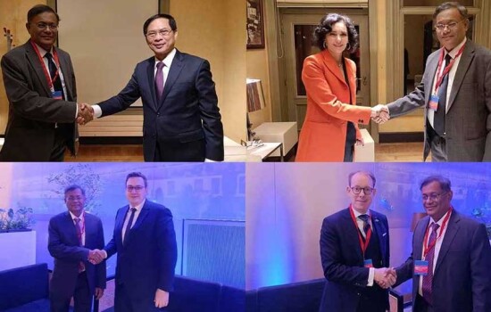 চার দেশের পররাষ্ট্রমন্ত্রীর সঙ্গে হাছান মাহমুদের বৈঠক