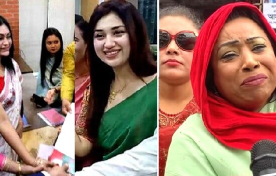 নমিনেশন নিলেন অভিনেত্রীরা, অঝোরে কাঁদলেন আ.লীগ নেত্রীরা