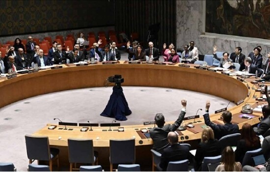 জাতিসংঘের নিরাপত্তা পরিষদে গাজায় যুদ্ধবিরতির প্রস্তাব পাস