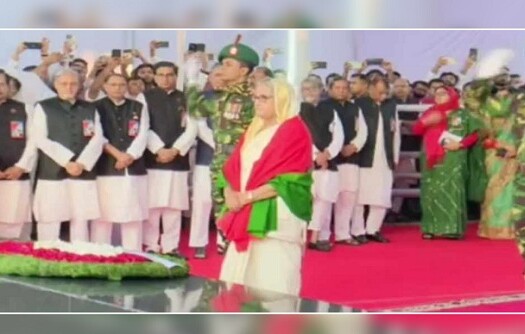 ঐতিহাসিক ৭ মার্চ উপলক্ষে বঙ্গবন্ধুর প্রতি প্রধানমন্ত্রীর শ্রদ্ধা