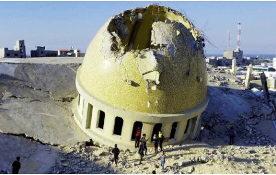 গাজায় এক হাজারের বেশি মসজিদ ধ্বংস করেছে ইসরায়েল