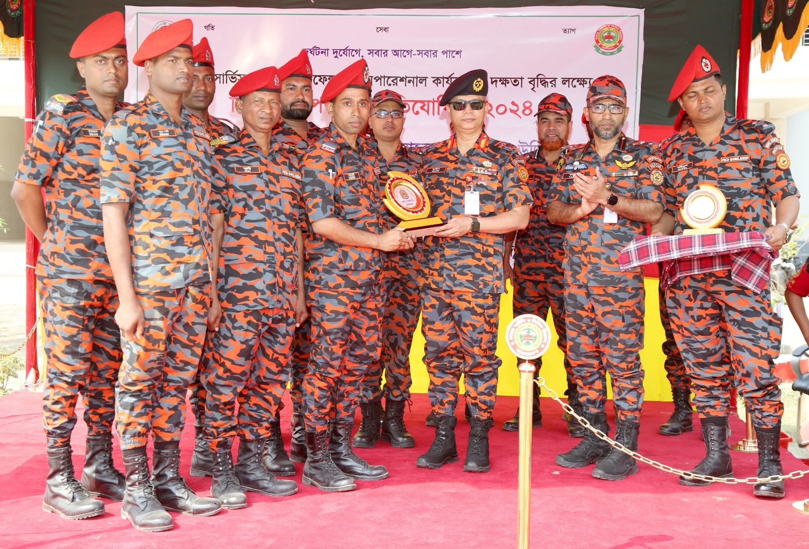 ফায়ার সার্ভিসের আন্তঃবিভাগীয় পেশাগত প্রতিযোগিতা সম্পন্ন