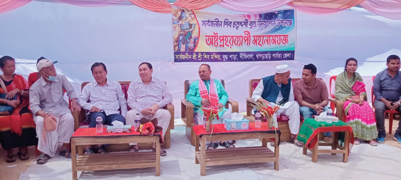 বঙ্গবন্ধু বাংলাদেশে সকল ধর্মের মানুষকে যার যার ধর্ম পালন করার নিশ্চয়তা দিয়ে গেছেন-  –পার্বত্য প্রতিমন্ত্রী কুজেন্দ্র লাল ত্রিপুরা