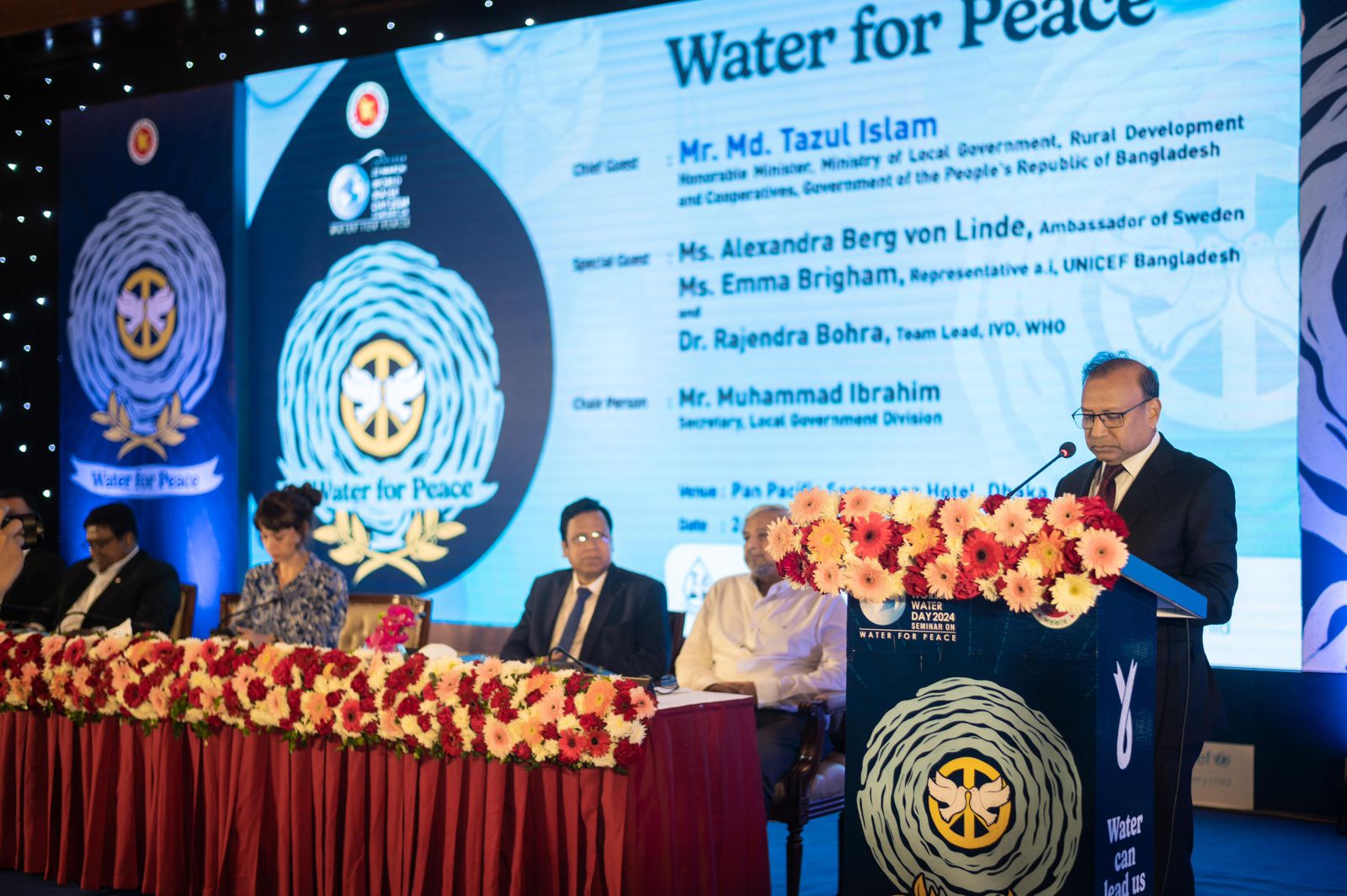 সুপেয় পানি সরবরাহই হবে জলবায়ু পরিবর্তনজনিত অভিঘাত মোকাবেলায় অন্যতম চ্যালেঞ্জ – স্থানীয় সরকার মন্ত্রী