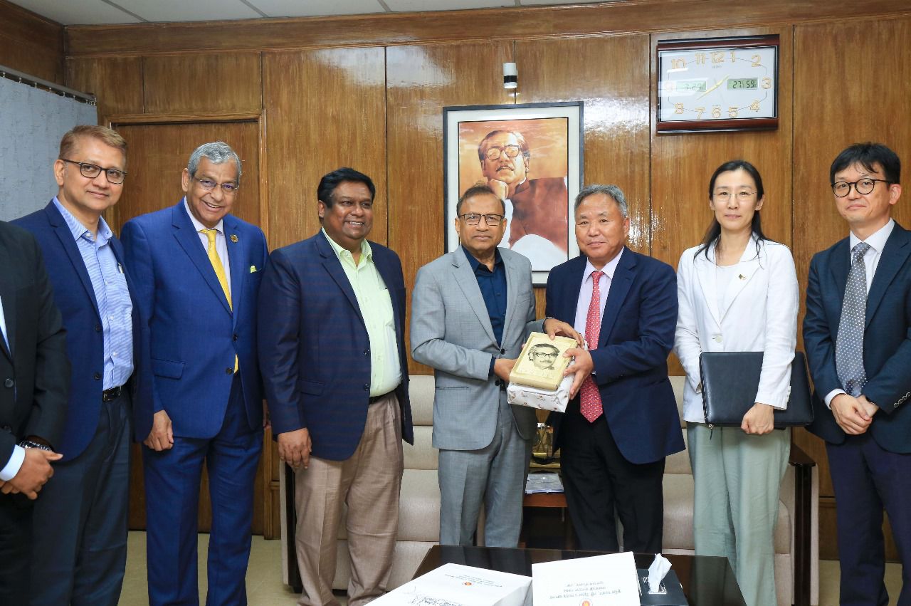 স্থানীয় সরকারমন্ত্রীর সঙ্গে দক্ষিণ কোরিয়ার রাষ্ট্রদূতের বৈঠক