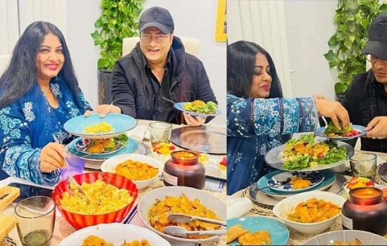 আমেরিকায় ফেরদৌসকে রান্না করে খাওয়ালেন মৌসুমী