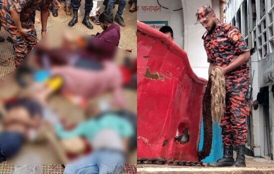 সদরঘাটে নিহত নিহত ৫ জনের মধ্যে ৩ জন এক পরিবারেরই