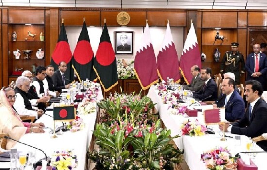 বাংলাদেশ-কাতারের মধ্যে ১০ চুক্তি ও সমঝোতা স্মারক সই