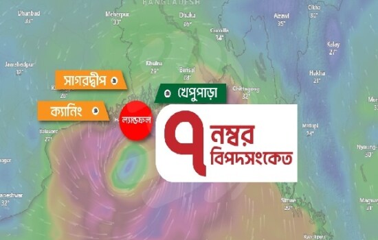 ধেয়ে আসছে রেমাল : পায়রা-মোংলায় ৭ নম্বর বিপদ সংকেত