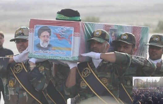 বিরজান্দে রাইসির শেষ শ্রদ্ধানুষ্ঠানে মানুষের ঢল