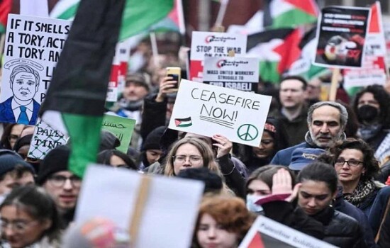 ইসরায়েলবিরোধী বিক্ষোভ ছড়িয়ে পড়ছে ইউরোপেও