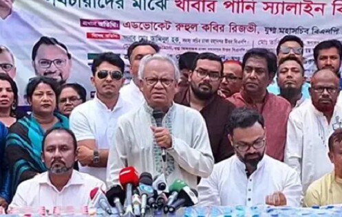 সার্বভৌমত্বের চাবি ভারতের কাছে বন্ধক রেখে ক্ষমতা ধরে রাখা যাবে না: রিজভী